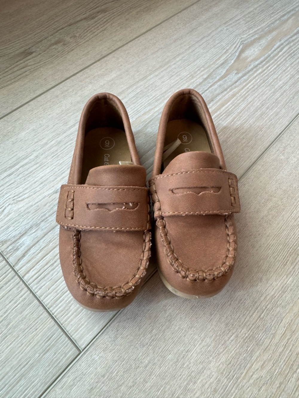 Cat & Jack Brown Loafer Toddler Shoes
